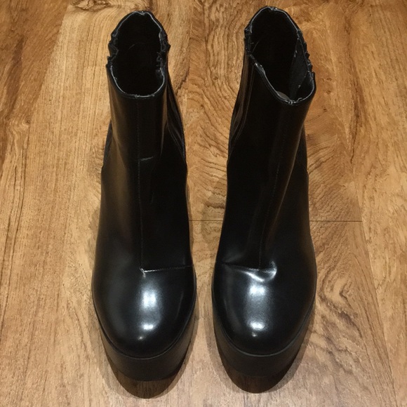platform boots zara
